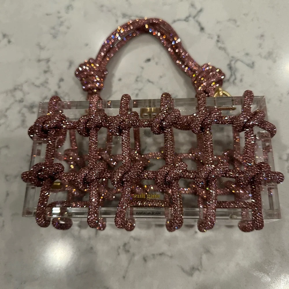 Cult Gaia Bess rhinestone shoulder bag - Picture 14 of 14